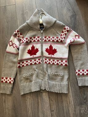 Vintage Bluenotes Cowichan-style Zip-up Cardigan sz XL